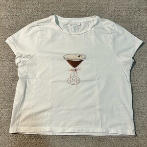 Cynthia Rowley Martini Baby Tee – Size M